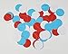 Dr Party Decorations/Thing 1 and Thing 2 Birthday Party Decorations Cat in the Hat Birthday Party/Dr Baby Shower Decorations Turquoise White Red Tissue Pom Pom