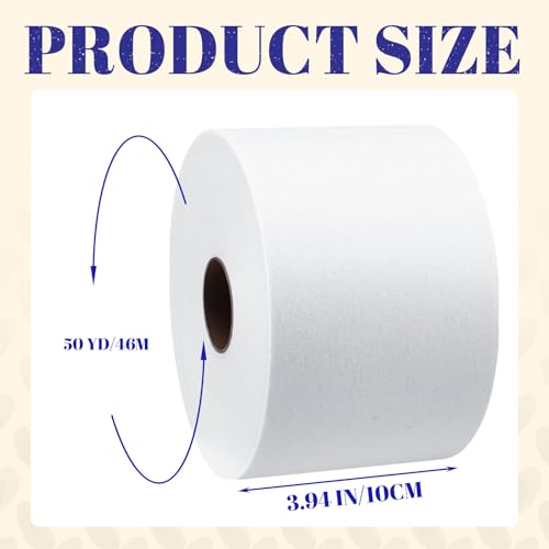 Tegeme Caps Tear Away Embroidery Stabilizer 4'' x 50 yd Roll,White by Tegeme - Image 2