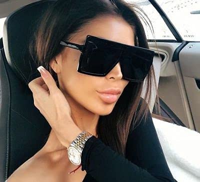 Retro Aviator Sunglasses for Women Men, Trendy Square Sun Glasses with UV400 Protection and Anti-glare2