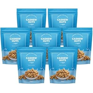 by Amazon geröstete und gesalzene Cashewnüsse, 7 x 200 g