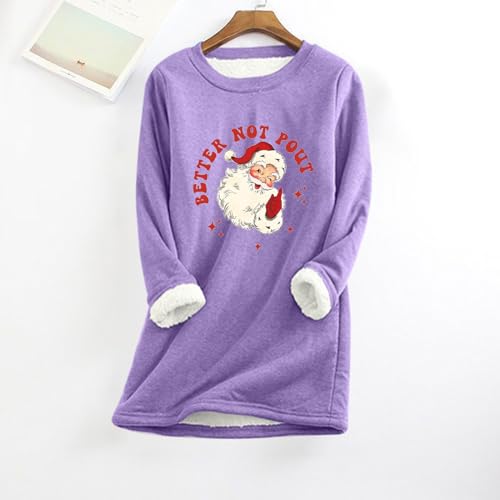 Ugly-Christmas-Sweaters-for-Women-Sherpa-Fleece-Crewneck-Sweatshirts-Cute-Santa-Print-Pullover-Shirts-Warm-Fuzzy-Tops 41daLrWbweL