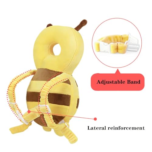 AMERTEER Baby Anti Falling Pillow | Head Protector Backpack | Adjustable Head Protection Pillow | Safety Mat for Crawling & Walking | Soft Cushion for Toddler | Infant Walking Support Pad