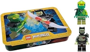 LEGO Ninjago Lloyd vs. Bone Warrior Minifigure Collector's Tin with Additional Green Cape