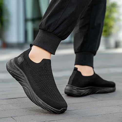 Slip on Walking Tennis Shoes for Women Men Sneakers Lightweight Breathable Casual Athletic Running Gym Workout Shoes4