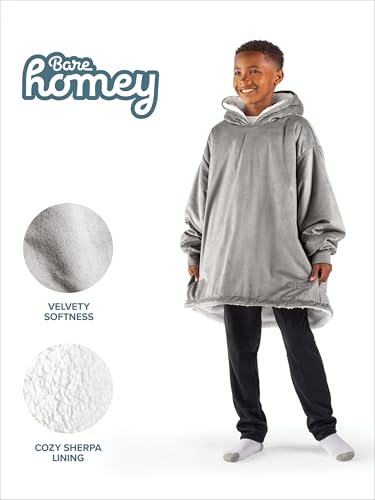 Bare Home 840105708797 Sherpa Fleece Wearable Blanket thumb #1