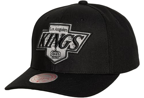 Mitchell & Ness Los Angeles Kings NHL Panda Pro Snapback Hat Cap, Black
