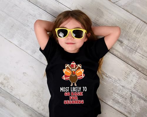 Funny Family Thanksgiving 2025 Shirt, Most Likely to Thanksgiving, Matching Tshirts, Friendsgiving Group Shirts2