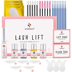 Lash Lift Kit for Eyelash Perm | Professional Instant Perming, Lifting & Curling for Eyelashes | Semi-Permanent Salon & DIY Home Use | Upgraded Glue | Includes Eye Shields, Pads, and Accessories