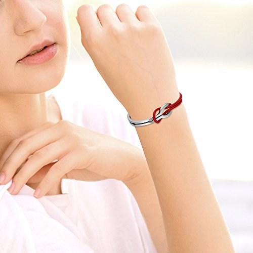 OIDEA Bracciale Uomo Donna Braccialetto Pelle