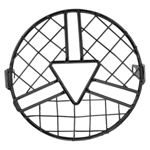 Grille phare moto pour protéger votre optique 6.5 pouces contre les impacts de gravillons