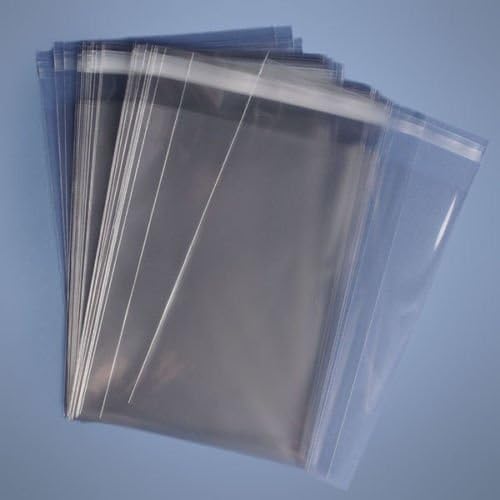 100 Clear Resealable A2+ / A6 Card Envelopes Cello Bags