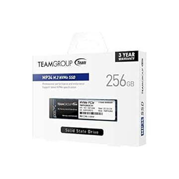 TEAMGROUP SSD MP34 M.2 NVMe 2280 256 GB