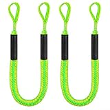 Bungee-Dockleine, Festmacherleine, elastische Bootsschnürschnur ohne Knotensystem, stoßdämpfendes Docking-Seil für Ski, widerstandsfähige Marine-Festmacherleine, 1,2 m bis 1,5 m Stretch, 2 Stück (2