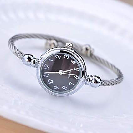 simple silver watch
