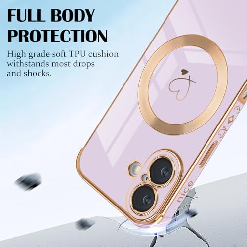 Coque iPhone 16 antichoc violette et compatible MagSafe - 3