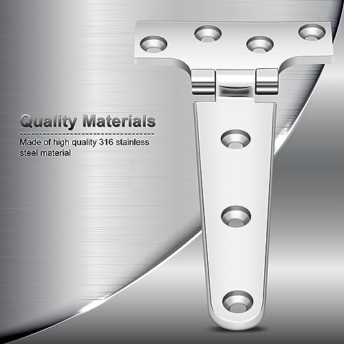 Stabile Edelstahl T-Scharniere - 316er Qualität Für Boote & Yachten
