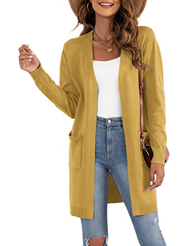 Image of VIISHOW Women's Classic Cardigans Long Sleeve Open Front Casual Knit Cardigan Sweaters Coat Soft Outwear