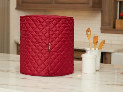 Image of Covermates Coffee Maker Cover, 15 inchW x 10 inchD x 15 inchH, Red