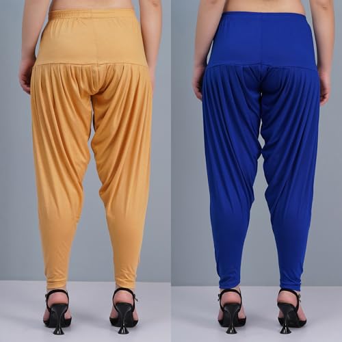 Image of Buy That Trendz Patiala Salwar for Women Relaxed Fit Viscose Patiyala Salwar Harem Bottom Pants