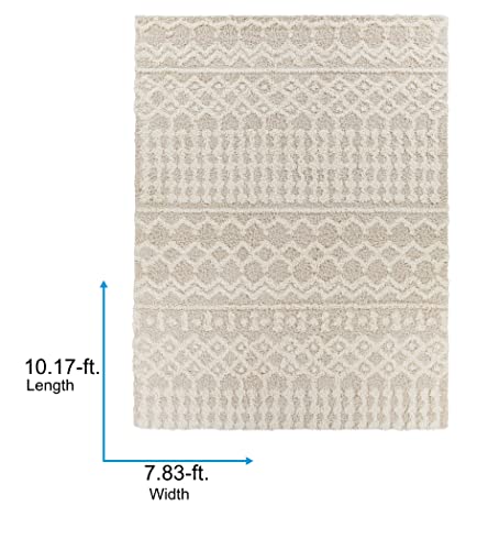 Artistic Weavers Hapsburg Moroccan Shag Area Rug, 7 ft 10 in x 10 ft 2 in, Beige