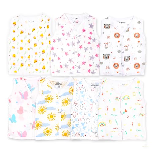 Image of Kidbea Extra Soft Mulmul Cotton Jhabla Cloth for New Born Baby Set