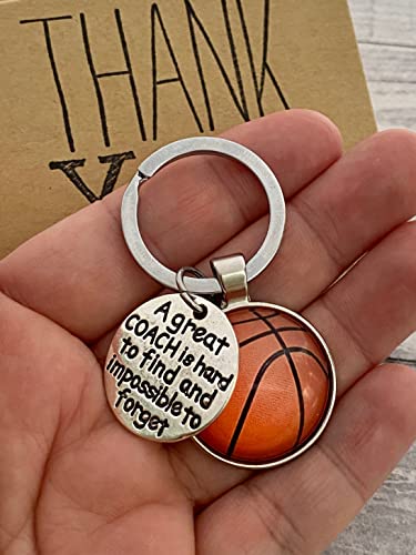 Basketball Coach Appreciation Keepsake Key Chain With Gift Packaging For Your Coach Set Of 2 #TOP5