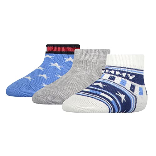 Tommy Hilfiger Stars and Stripes Baby Gift Box Calcetín clásico, Blue Combo, 19 para Bebés