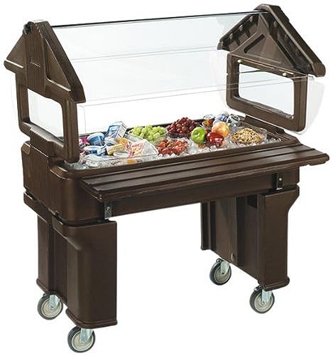 Carlisle FoodService Products Six Star Food Bar Legs Buffet Bar Legs, Food Bar with Legs Only for Catering, Buffets, Restaurants, Polyethylene (Pe), 45.25 x 38 x 51 Inches, Black