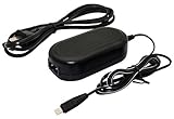CA-590 CA590 Replacement Compact AC Power Supply Adapter Charger for Canon FS10 / FS11 / FS100 / VIXIA HF R10 / HF R11 / HF R100 / ZR800 / ZR830 / ZR850 / ZR900 / ZR930 / ZR950 / ZR960