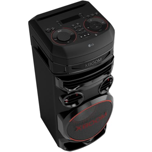 CAIXA ACÚSTICA LG XBOOM RNC7 - MULTI BLUETOOTH, GRAVES POTENTES, ENTRADA DE MICROFONE E GUITARRA