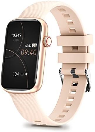 YoYoFit Fitness Tracker for Women, Heart Rate Monitor Blood Pressure Activity Trackers and Smartwatches with Female Cycle Tracking, IP68 Waterproof Sleep Tracker Calories Counter Fitness Watch, Pink