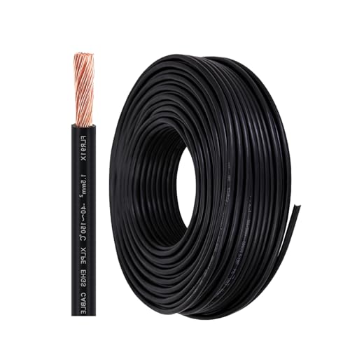 Câble électrique rouleau 1.5mm² flexible en cuivre pour automobile et bande LED
