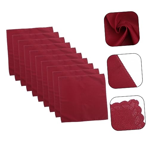 Serviettes de table tissu pliantes lavables de qualité banquet - 8