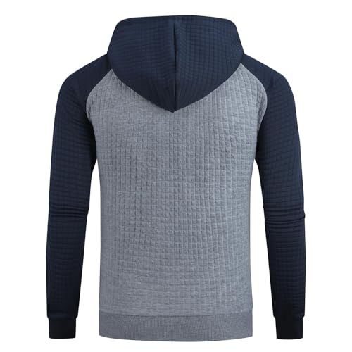 Mens Jackets Casual Stylish Big And Tall Hoodies Fashion Jackets Long Sleeve Work Solid Color Light Zip Jacket3