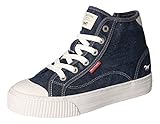 Con cremallera lateral mustang 1420-504, Zapatillas Mujer, Azul Vaquero, 38 EU