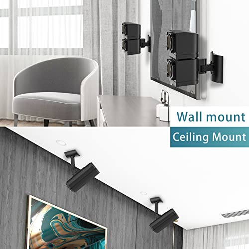 Yimaut Speaker Wall Mount Brackets For Bose Ub-20, Ub-20 Series Ii, Wall Mount Ceiling Bracket For Lifestyle 600 St535 St525 St520 535Iii 525Iii Cm520 Soundtouch Jc-Ii Am6-V Am10-V Am10Iv (Pack Of 2) #TOP2