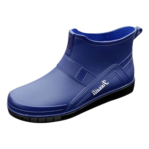 Bottes caoutchouc homme avec semelle antidérapante mi-mollet