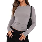 Gelegenheiten: Sexy Langarm Crop Top ist perfekt für Freizeit, Dating, Ausgehen, Party, Ausgehen, Fotoshooting, Urlaub, Ausflug, Strand, Meer, Flitterwochen, Hochzeit, Geburtstag, Bühnenauftritt, Feiern, Einkaufen, Straße