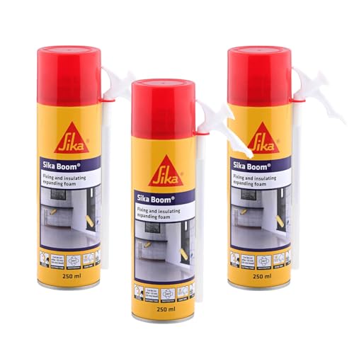 SIKA - Pack of 3 PU expanding foam spray – SikaBoom AP – Single component polyurethane foam – Fast curing – HFC-free – Easy to apply – 250 ml – Light Yellow (B0D9NJX1M4) Amazon Price History, Amazon Price Tracker