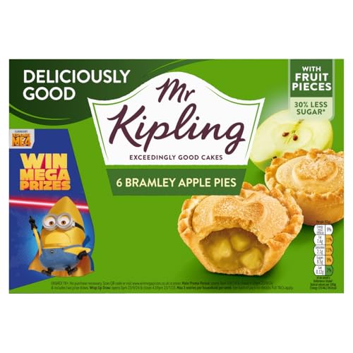Mr Kipling Lot de 6 tartes aux pommes Bramley