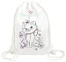 Aristocats Marie - Bonjour Unisex Turnbeutel weiß 100% Baumwolle Disney, Fan-Merch, Filme, Katzen