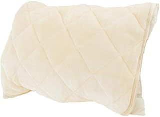 西川 枕パッド 【触れて一秒。虜になるふわとろタッチ】 とろける 冬 フランネル 無地 50×60cm アイボリー 纏生 まとい あたたかい ふわふわ ピローパッド 枕カバー 毛布にもなる 毛布要らず 冬用 1枚単品