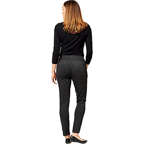 Lucerne Ponte Slim Leg Pant, Jet 