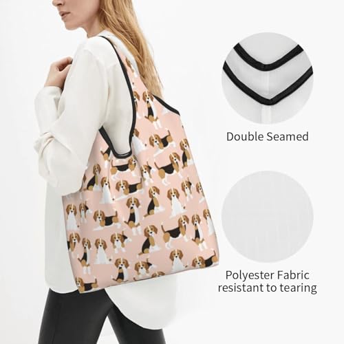Sac fourre-tout pliable VOSERY Beagle pour simplifier vos courses au supermarché