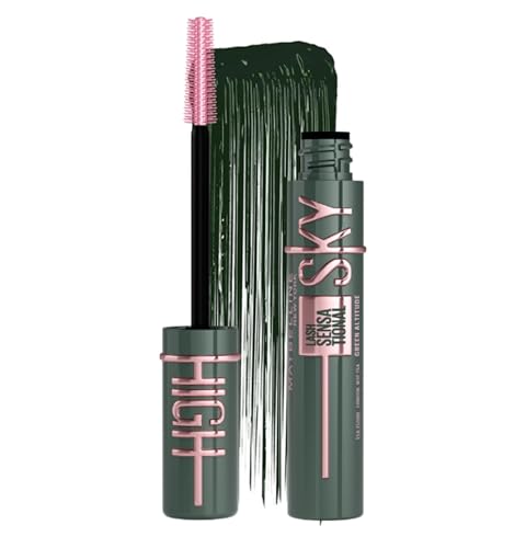 Maybelline New-York - Mascara Volume & Longueur - Sky High - Teinte : Green Altitude - 7,2 ml