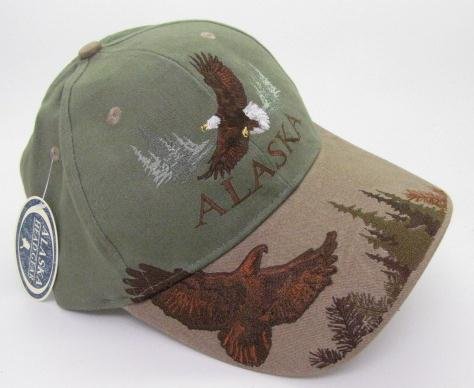 New Alaska Bull Soaring Eagle Fly Ball Cap Hat Deluxe #TOP1