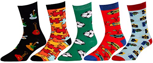 Image of RC. ROYAL CLASS Boys Calf Length Pure Cotton Multicolored Socks(Pack of 5 Pairs)