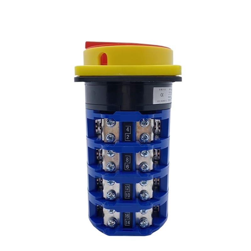 1PC LW26GS-125A Padlock OFF-ON Two Positions 1P 4Terminals Changeo