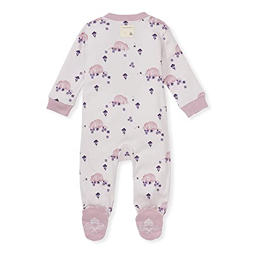 Image of Burt's Bees Baby unisex-baby Sleep & Play, Organic One-piece Romper-jumpsuit Pj, Zip Front Footed Pajama