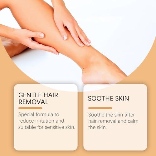 Gesichtshaarentfernungscreme, Oberlippenhaarentfernung, Gesichtshaarentfernung Creme, Haarentfernungscreme Gesicht, Enthaarungscreme für empfindliche Haut - Oberlippe, Gesicht und Körper